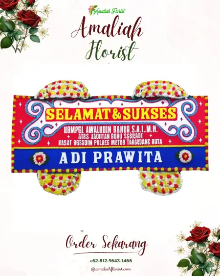 Papan Bunga Ucapan Selamat conggeang